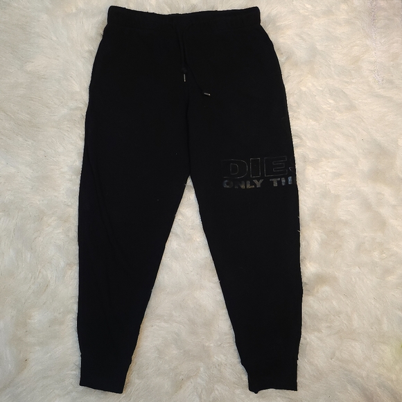 Diesel “Only The Brave” Joggers – Size XL (fits M–L) 🖤 - Picture 1 of 8
